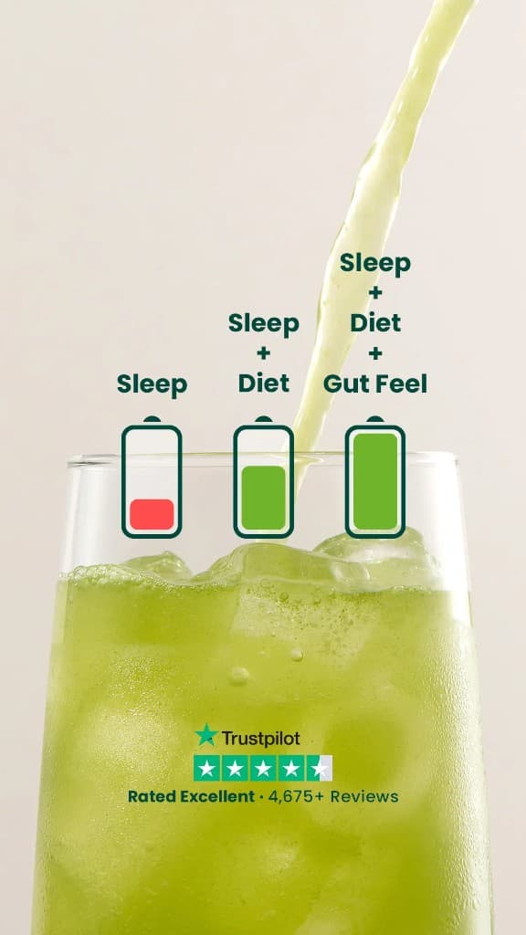 Gut health supplement ad creative